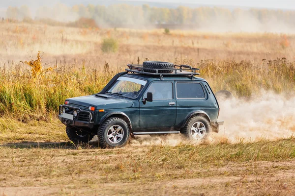 Offroad vehicle on rally competition — Stock Photo, Image
