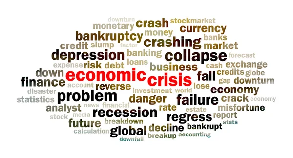 Concept van economische crisis — Stockfoto