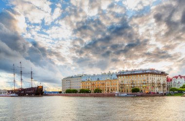 View of Saint Petersburg clipart
