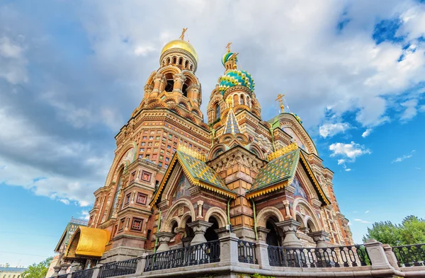 São Petersburgo / Rússia - 13 de agosto de 2015: Igreja de Nosso Salvador em Sangue Derramado — Fotografia de Stock