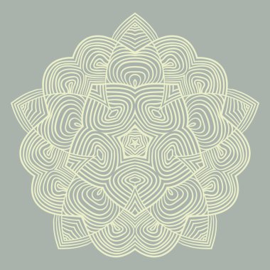 Celtic knot desen kartı, mandala, muska