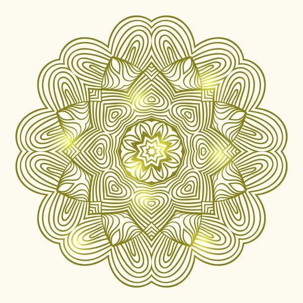 Tarjeta de patrón de nudo celta, mandala, amuleto — Vector de stock