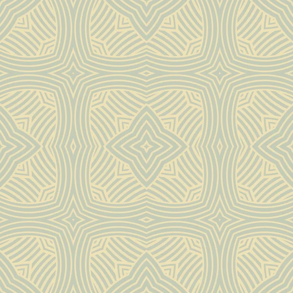 Diseño de estampado de ornamento de patrón sin costuras étnicas — Archivo Imágenes Vectoriales