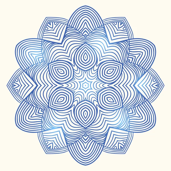 Tarjeta de patrón de nudo celta, mandala, amuleto — Vector de stock