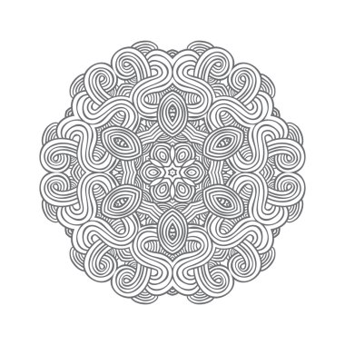 Celtic knot desen kartı, mandala, muska