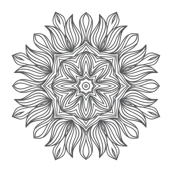 Tarjeta de patrón de nudo celta, mandala, amuleto — Vector de stock