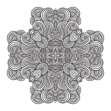 Celtic knot desen kartı, mandala, muska