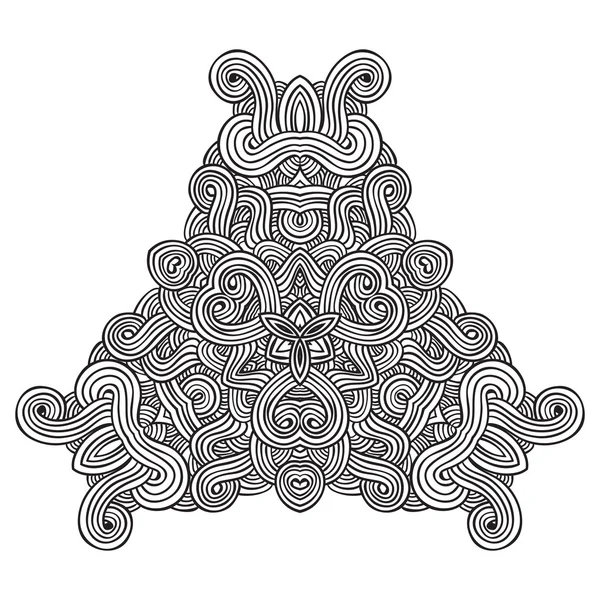 Celtic knot desen kartı, mandala, muska — Stok Vektör