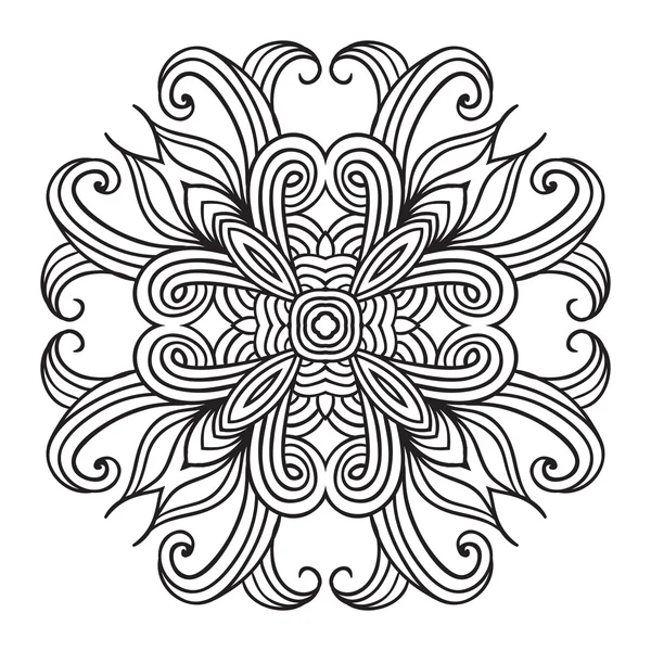 Celtic knot desen kartı, mandala, muska — Stok Vektör