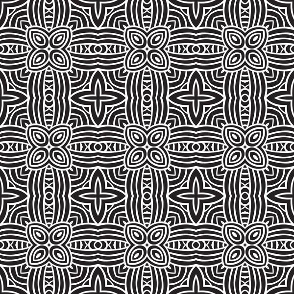 Ethnic seamless pattern ornament print design — Stock Vector