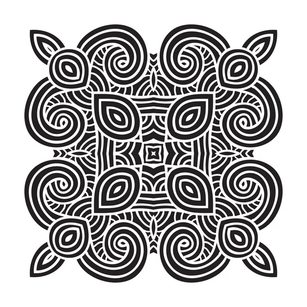 Кельтский узел шаблон карты, мандала, амулет — стоковый вектор