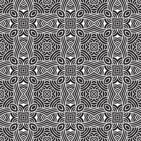 Ethnic seamless pattern ornament print design — Stock Vector