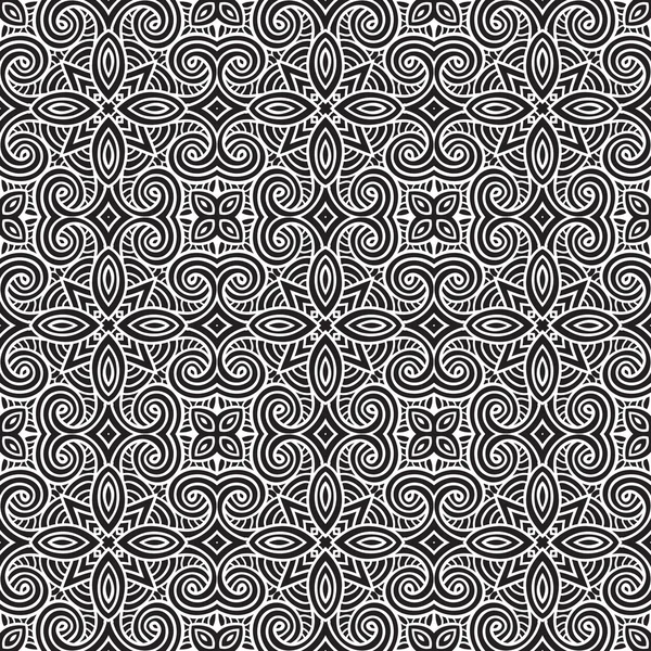 Ethnic seamless pattern ornament print design — Stock Vector