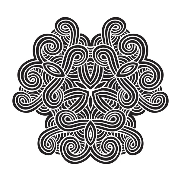 Celtic knot pattern card, mandala, amulet — Stock Vector