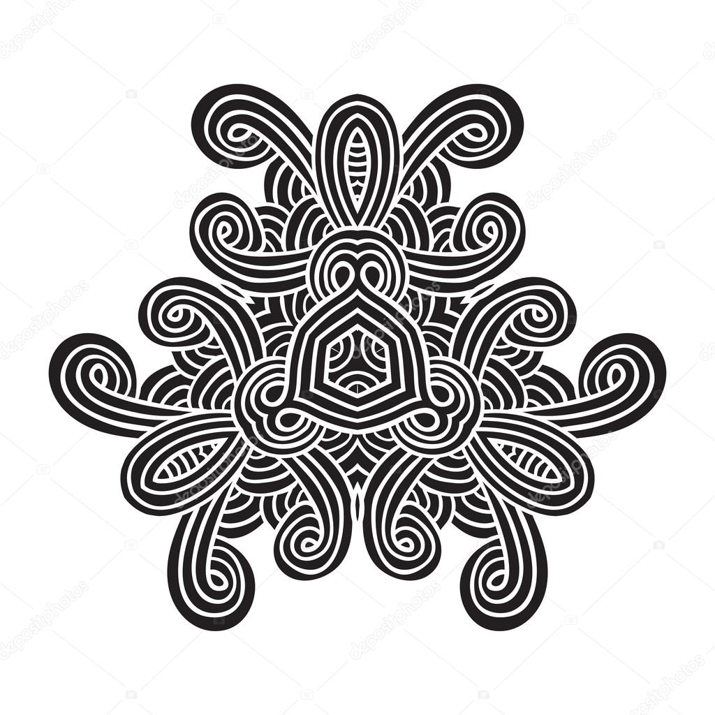 celtic knot pattern card, mandala, amulet