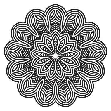 Celtic knot desen kartı, mandala, muska