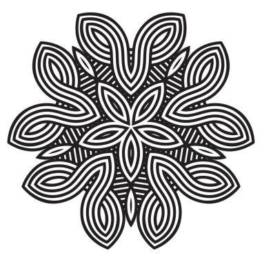 Celtic knot desen kartı, mandala, muska