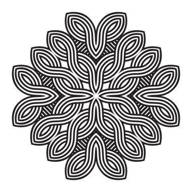 Celtic knot desen kartı, mandala, muska