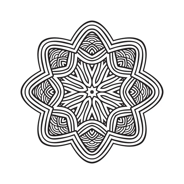 Celtic knot pattern card, mandala, amulet — Stock Vector
