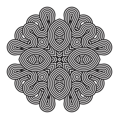 Celtic knot desen kartı, mandala, muska