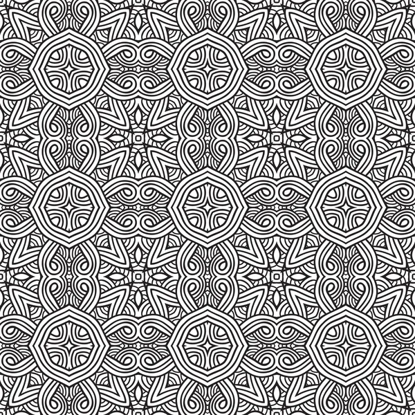 Ethnic seamless pattern ornament print design — Stock Vector