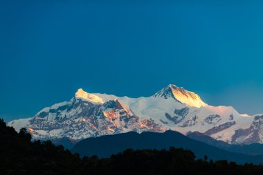 Görünümü, Himalaya Dağları ilham verici manzara