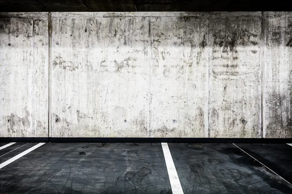 Mur en béton garage souterrain texture de fond intérieur — Photo