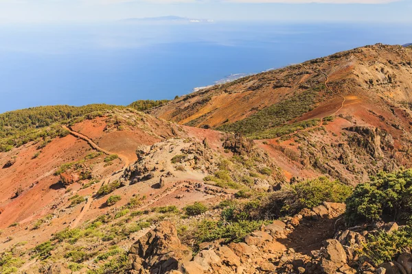 Montañas paisaje, islas y océano — Foto de Stock