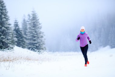 Kadın fitness ilham ve motivasyon, runner