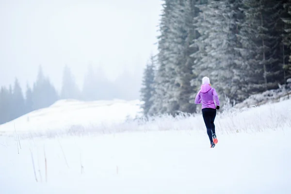 Dama fitness inspiracji i motywacji, biegacz — Zdjęcie stockowe