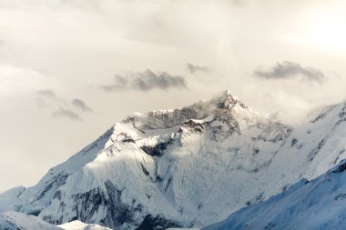 Mountain inspirational landscape, Annapurna range Nepal clipart