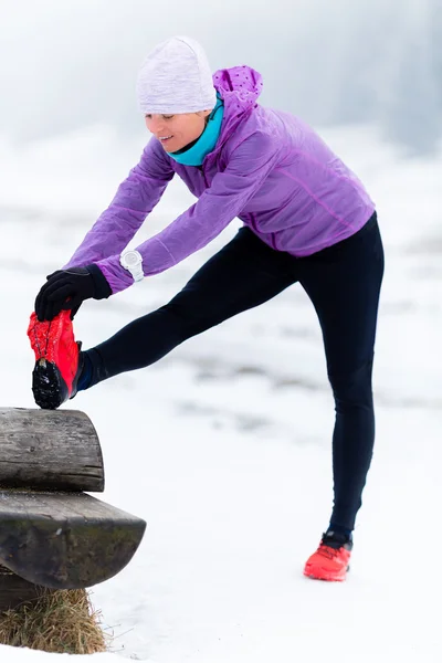 Vrouw fitness inspiratie en motivatie, runner — Stockfoto