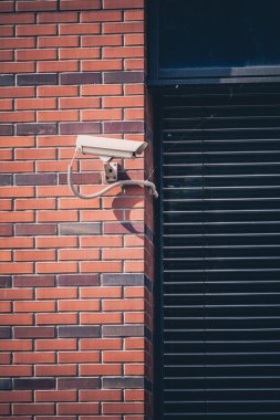 Security camera, surveillance safety system on office building