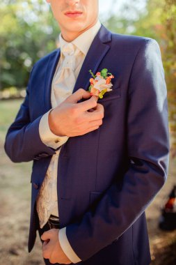 Düğün gününde damat