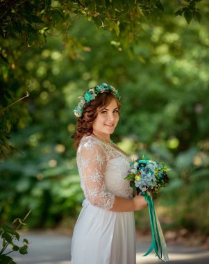 Gelin buketi Bahçe ile