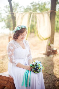 Gelin buketi Bahçe ile