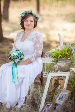 Gelin buketi Bahçe ile