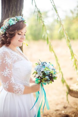 Gelin buketi Bahçe ile