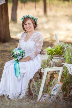 Gelin buketi Bahçe ile