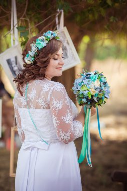 Gelin buketi Bahçe ile