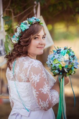 Gelin buketi Bahçe ile