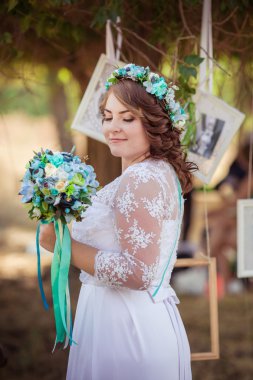 Gelin buketi Bahçe ile