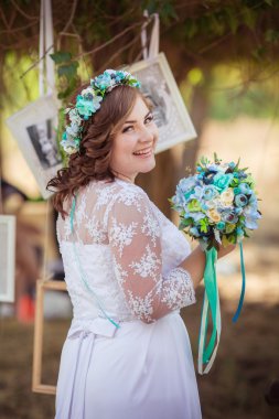 Gelin buketi Bahçe ile