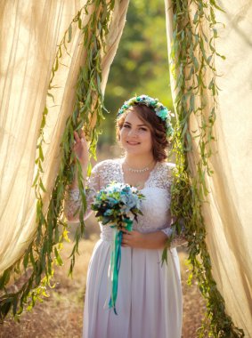 Gelin buketi Bahçe ile