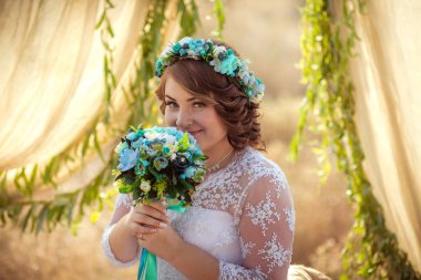 Gelin buketi Bahçe ile