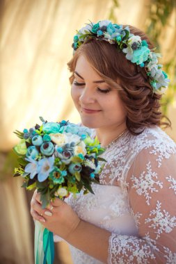 Gelin buketi Bahçe ile