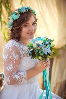 Gelin buketi Bahçe ile