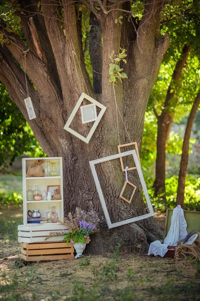 Bröllop detaljer från ceremoni och mottagning — Stockfoto