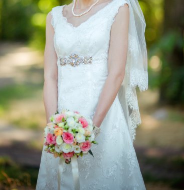 Gelin buketi Bahçe ile