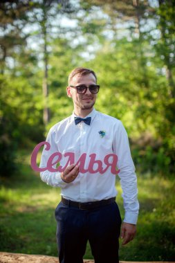 Düğün gününde damat